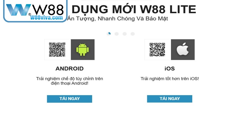 Đăng Ký W88 - Hướng Dẫn Thao Tác Nhanh Chỉ Vài Bước 16 Để trải nghiệm đầy đủ các tính năng, bet thủ cần tải app W88 về thiết bị